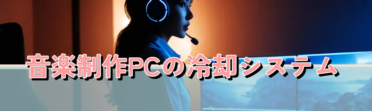 音楽制作PCの冷却システム