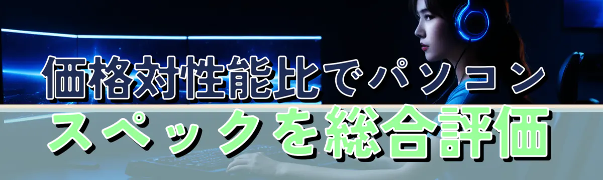 価格対性能比でパソコン スペックを総合評価