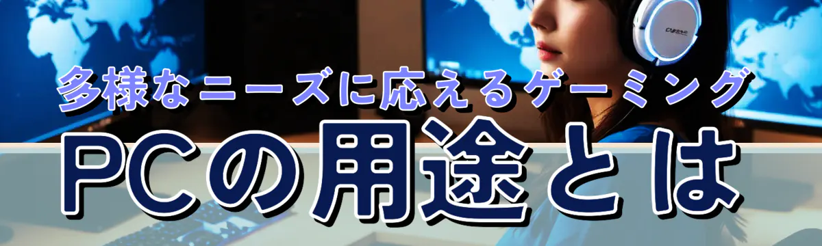 多様なニーズに応えるゲーミングPCの用途とは
