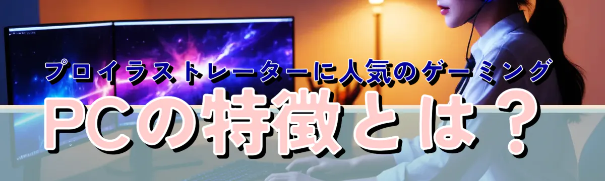プロイラストレーターに人気のゲーミングPCの特徴とは?