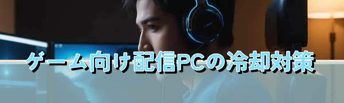ゲーム向け配信PCの冷却対策