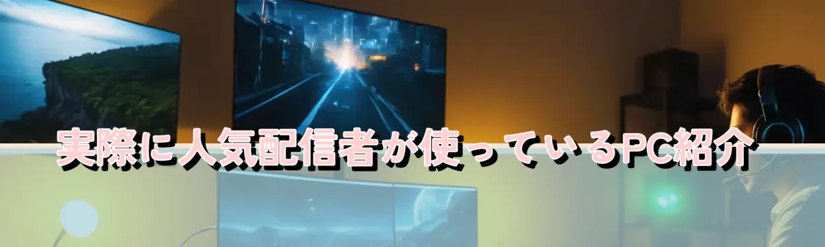 実際に人気配信者が使っているPC紹介