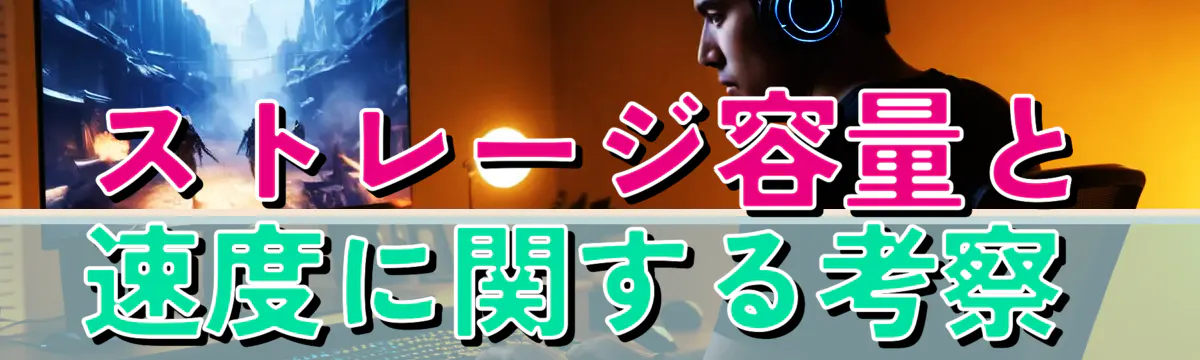 ストレージ容量と速度に関する考察