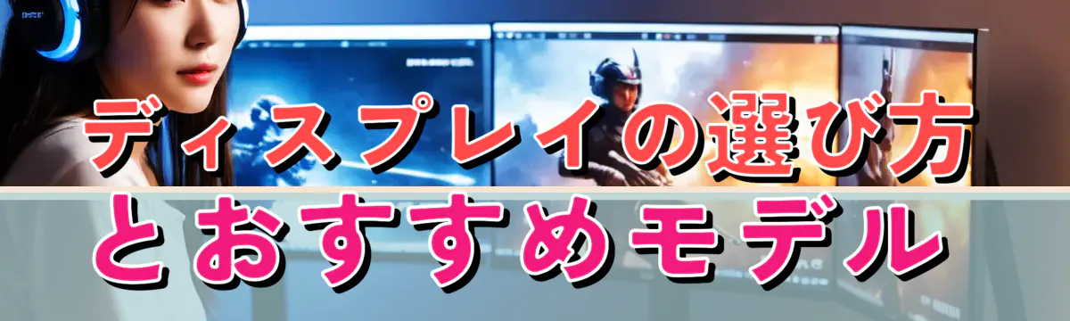ディスプレイの選び方とおすすめモデル