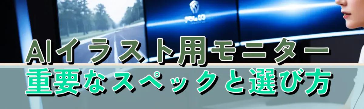 AIイラスト用モニター 重要なスペックと選び方