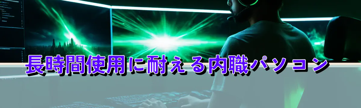 長時間使用に耐える内職パソコン
