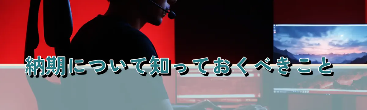 納期について知っておくべきこと