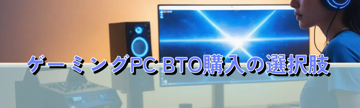 ゲーミングPC BTO購入の選択肢