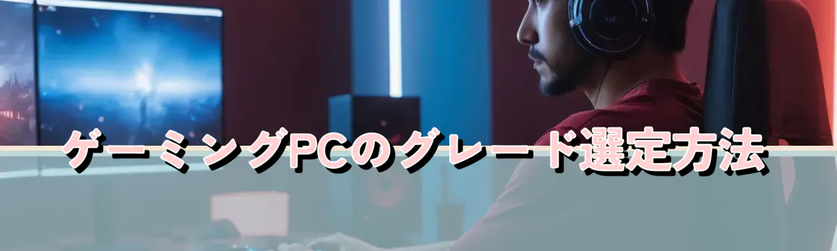ゲーミングPCのグレード選定方法