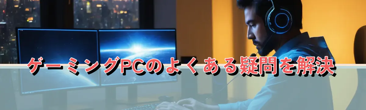 ゲーミングPCのよくある疑問を解決