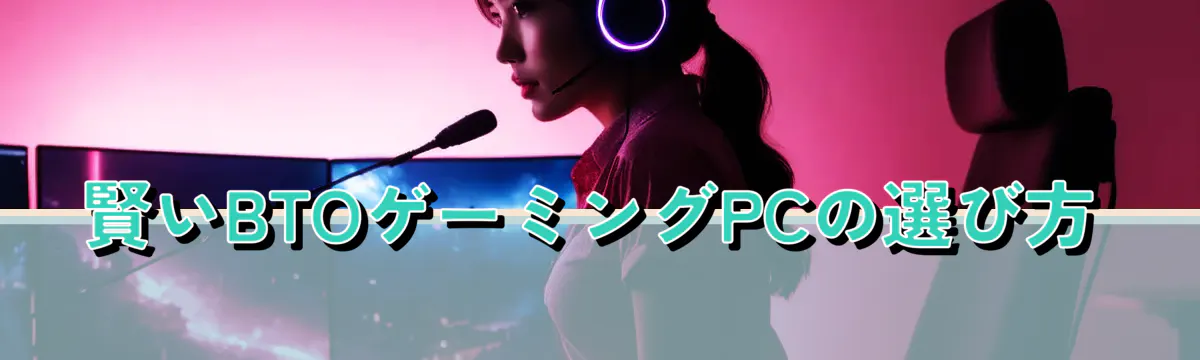 賢いBTOゲーミングPCの選び方