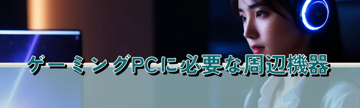 ゲーミングPCに必要な周辺機器