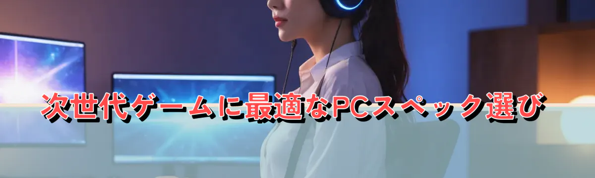 次世代ゲームに最適なPCスペック選び