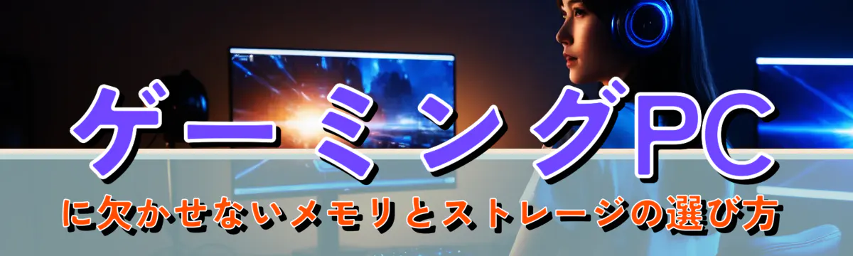 ゲーミングPCに欠かせないメモリとストレージの選び方