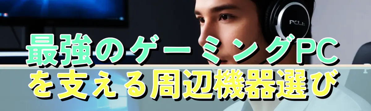 最強のゲーミングPCを支える周辺機器選び
