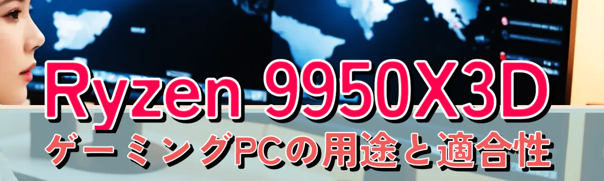 Ryzen 9950X3DゲーミングPCの用途と適合性
