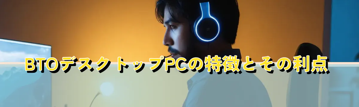 BTOデスクトップPCの特徴とその利点