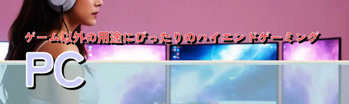 ゲーム以外の用途にぴったりのハイエンドゲーミングPC
