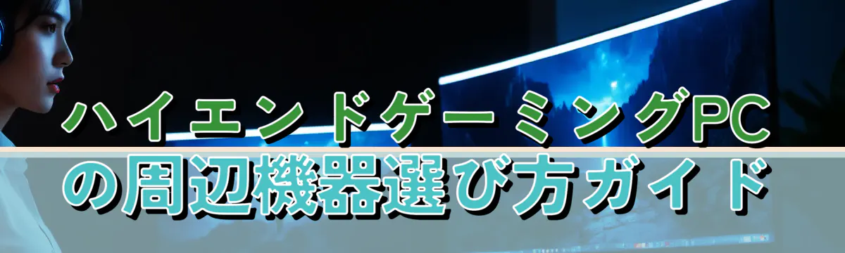 ハイエンドゲーミングPCの周辺機器選び方ガイド
