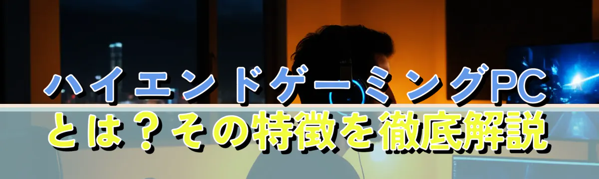 ハイエンドゲーミングPCとは?その特徴を徹底解説