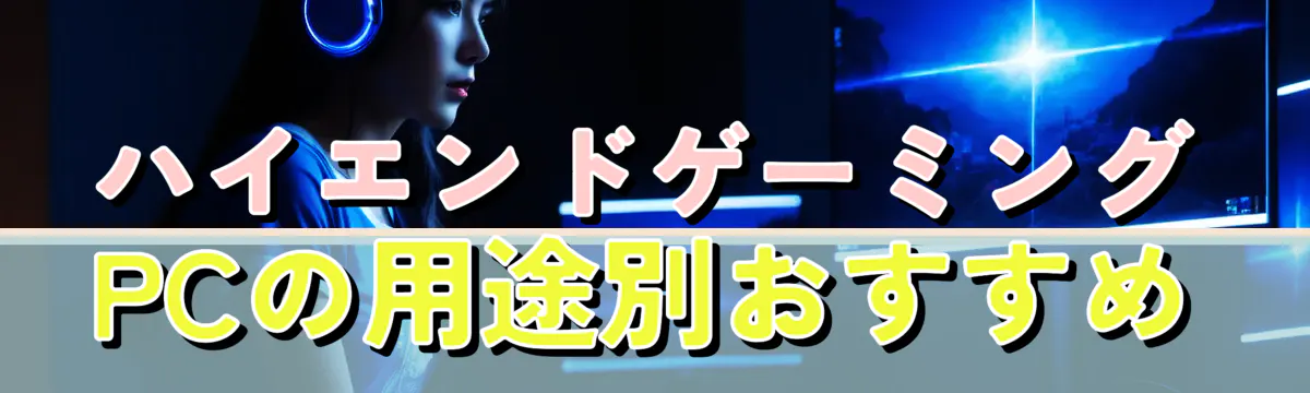 ハイエンドゲーミングPCの用途別おすすめ