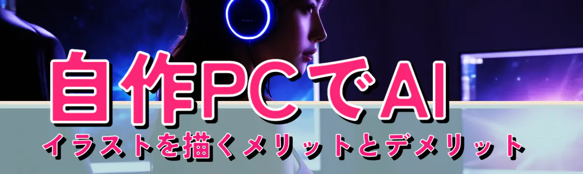 自作PCでAIイラストを描くメリットとデメリット 

