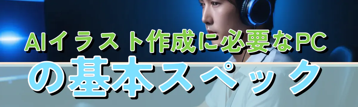 AIイラスト作成に必要なPCの基本スペック