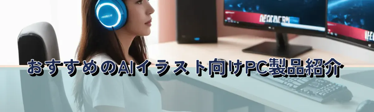 おすすめのAIイラスト向けPC製品紹介