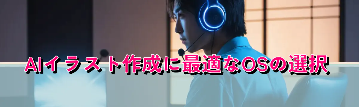 AIイラスト作成に最適なOSの選択