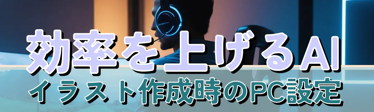 効率を上げるAIイラスト作成時のPC設定