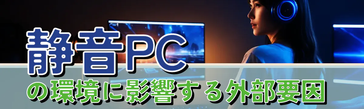 静音PCの環境に影響する外部要因 
