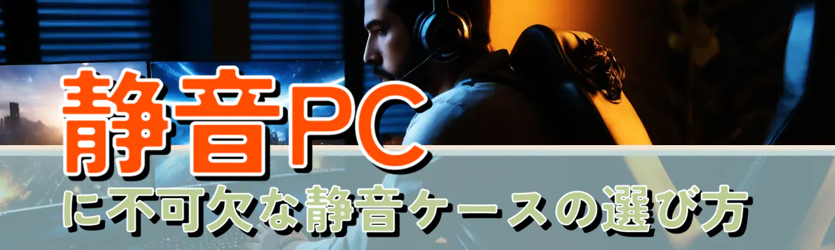 静音PCに不可欠な静音ケースの選び方