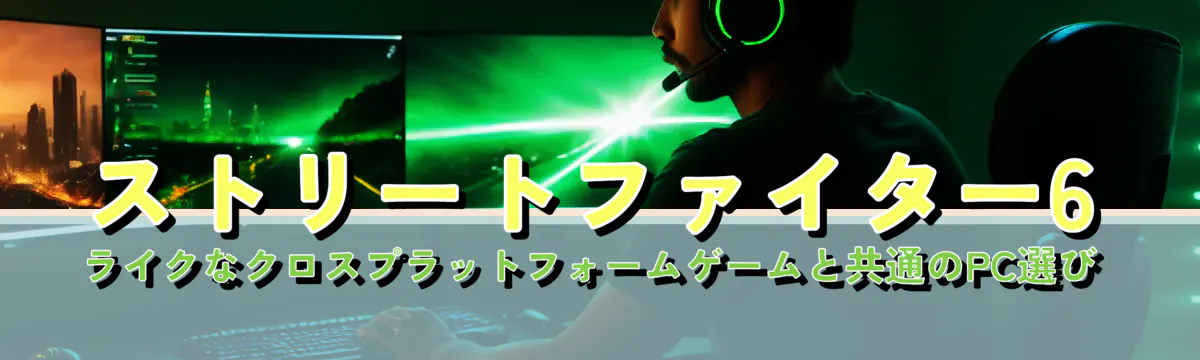 ストリートファイター6ライクなクロスプラットフォームゲームと共通のPC選び
