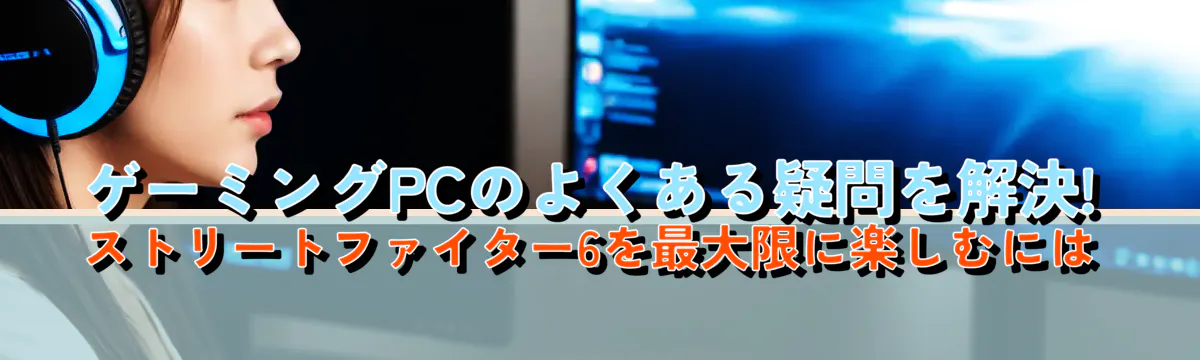 ゲーミングPCのよくある疑問を解決! ストリートファイター6を最大限に楽しむには
