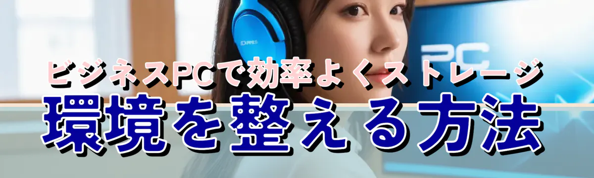 ビジネスPCで効率よくストレージ環境を整える方法