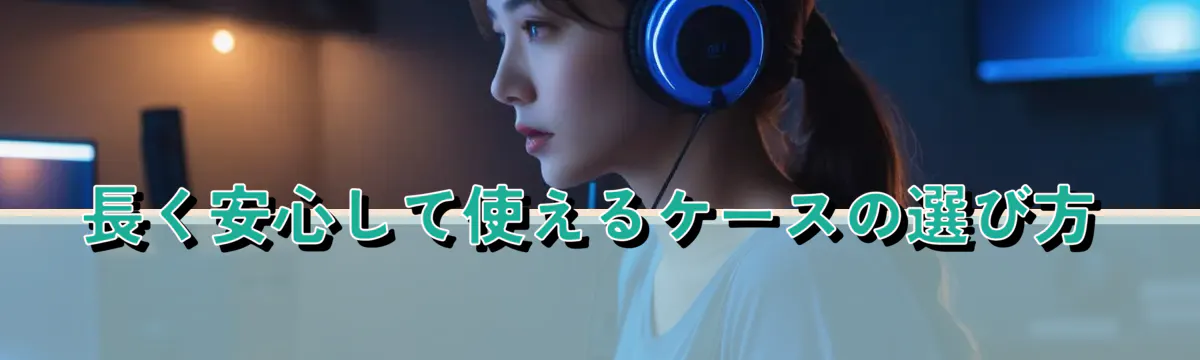 長く安心して使えるケースの選び方