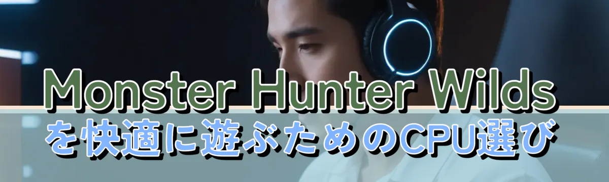 Monster Hunter Wilds を快適に遊ぶためのCPU選び