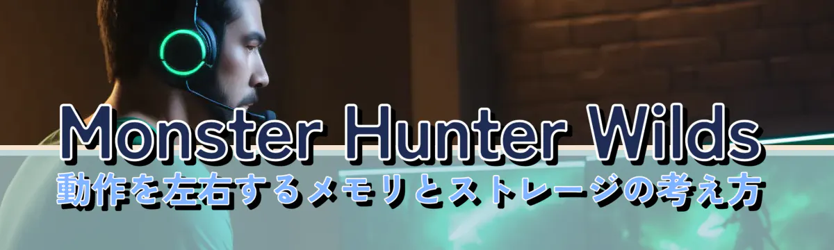 Monster Hunter Wilds 動作を左右するメモリとストレージの考え方