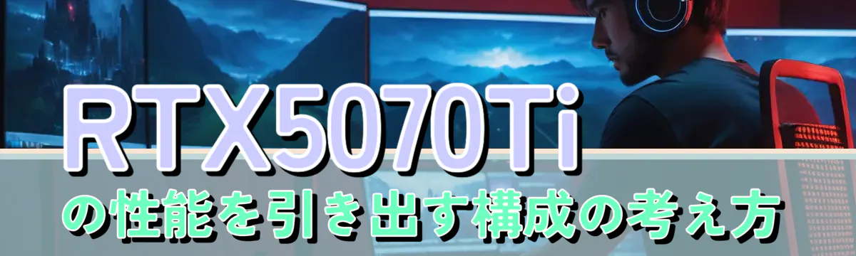 RTX5070Tiの性能を引き出す構成の考え方