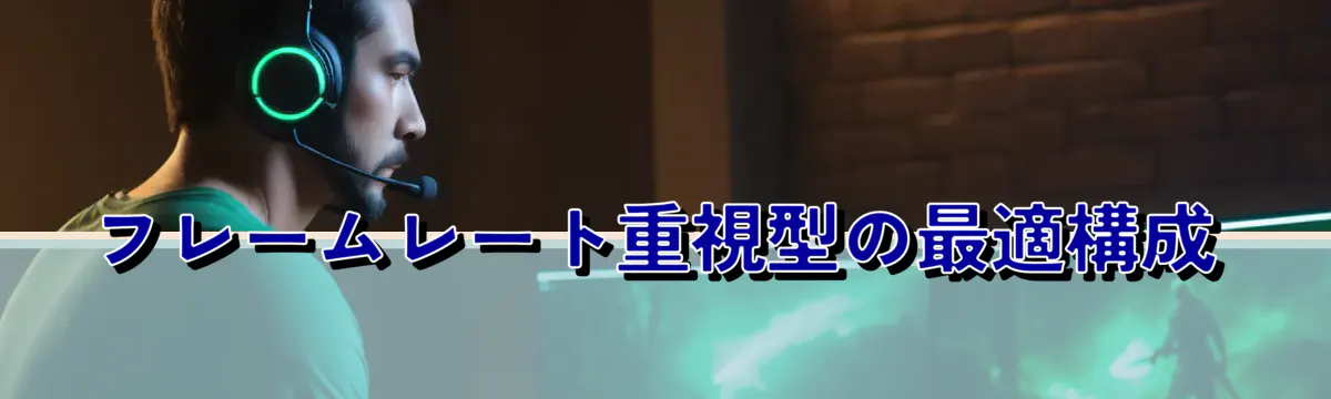 フレームレート重視型の最適構成