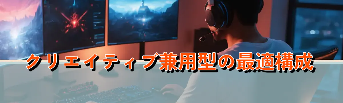 クリエイティブ兼用型の最適構成