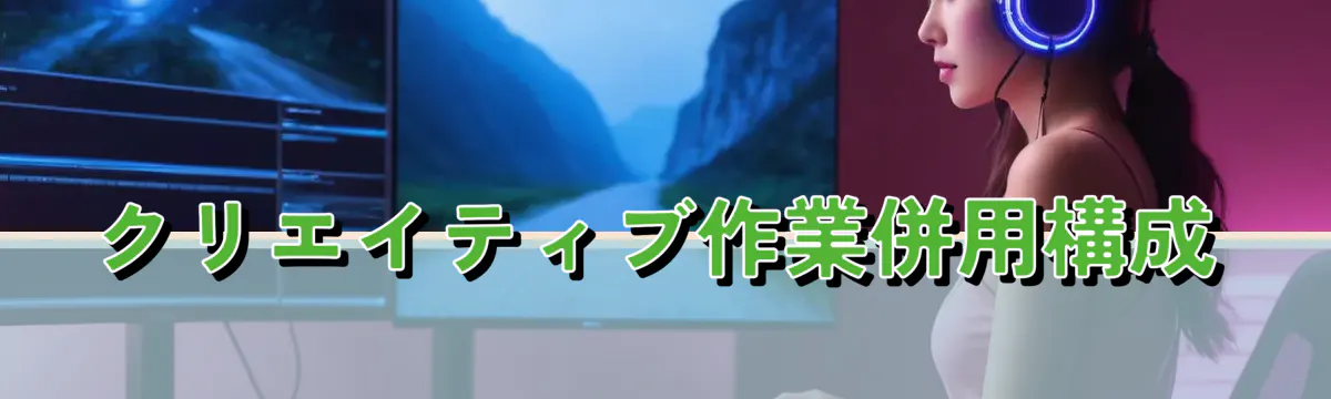 クリエイティブ作業併用構成