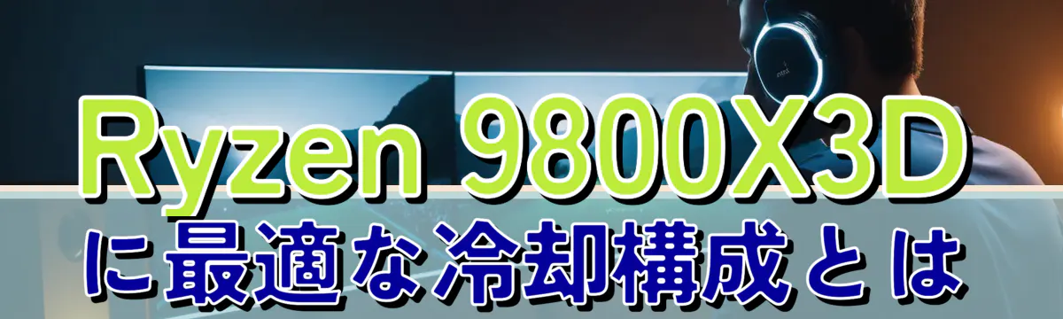 Ryzen 9800X3Dに最適な冷却構成とは