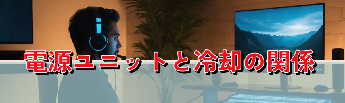 電源ユニットと冷却の関係