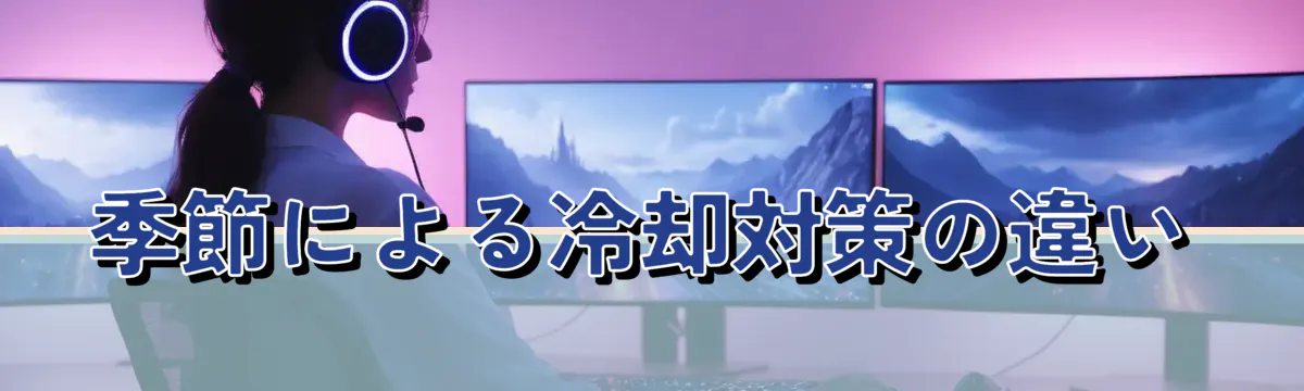季節による冷却対策の違い