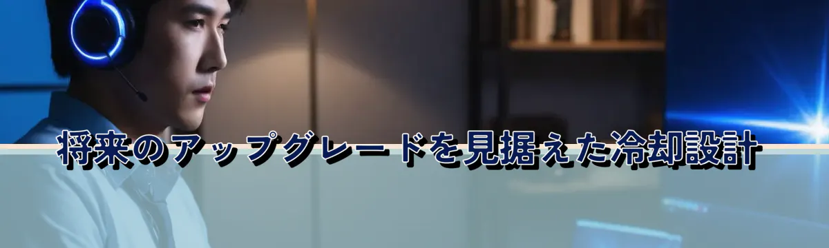 将来のアップグレードを見据えた冷却設計