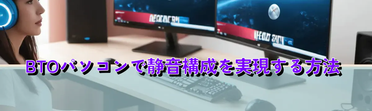BTOパソコンで静音構成を実現する方法