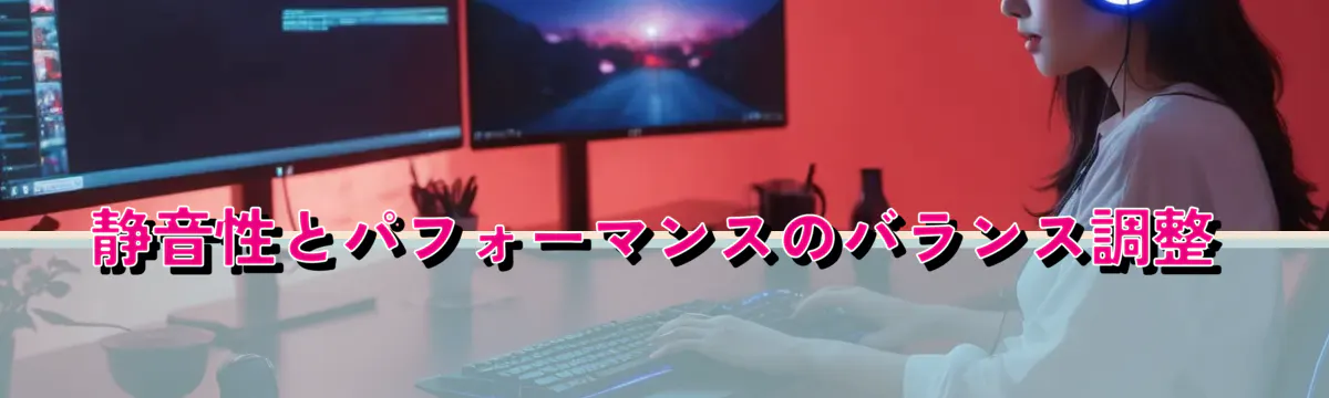 静音性とパフォーマンスのバランス調整