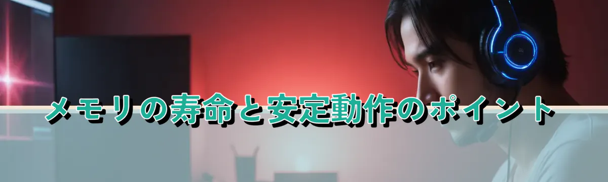 メモリの寿命と安定動作のポイント