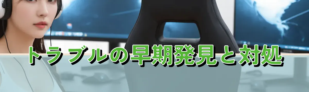 トラブルの早期発見と対処